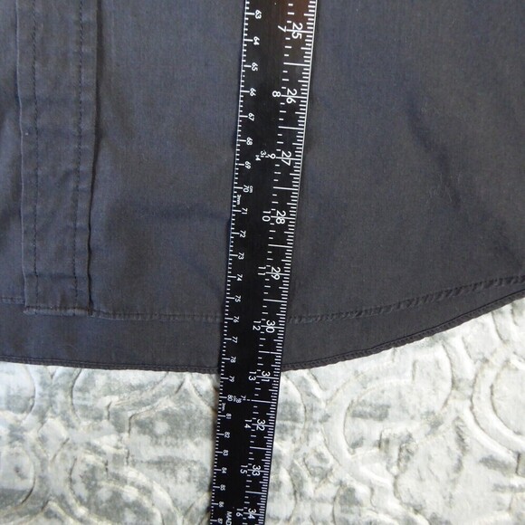 Vintage Sheplers Shirt Men's 17 Black Pearl Snap Longhorn Cow Skull Western - Picture 10 of 13